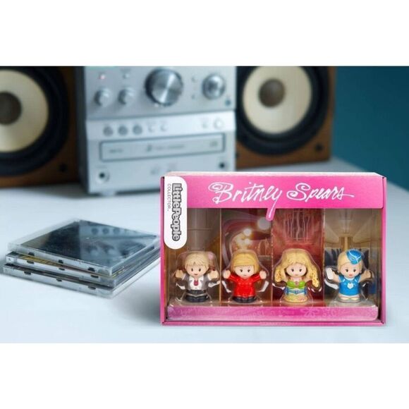Fisher-Price Little People BRITNEY SPEARS Collector Figures, 4pk - New/ Sealed! - Picture 7 of 12